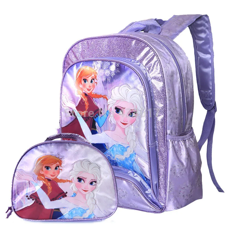 New Fashion Elsa Anna Princess Girls School Bag With Lunch Set For Children Elementary Primary School Backpack Bags
New Fashion Elsa Anna Princess Girls School Bag With Lunch Set For Children Elementary Primary School Backpack Bags