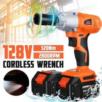 Cordless Impact Wrench 1/2 inch Driver 520Nm 12800mah Dual Li-ion Battery LED Light
Cordless Impact Wrench 1/2 inch Driver 520Nm 12800mah Dual Li-ion Battery LED Light