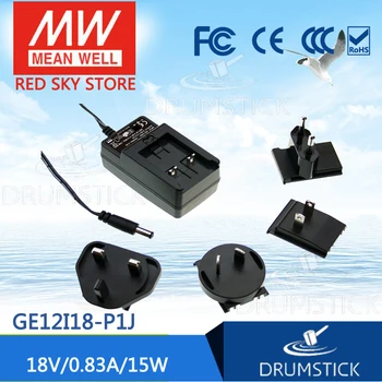 Steady MEAN WELL GE12I18-P1J 18V 0.83A meanwell GE12I 18V 15W AC-DC Interchangeable Wall-mounted type Adaptor
Steady MEAN WELL GE12I18-P1J 18V 0.83A meanwell GE12I 18V 15W AC-DC Interchangeable Wall-mounted type Adaptor