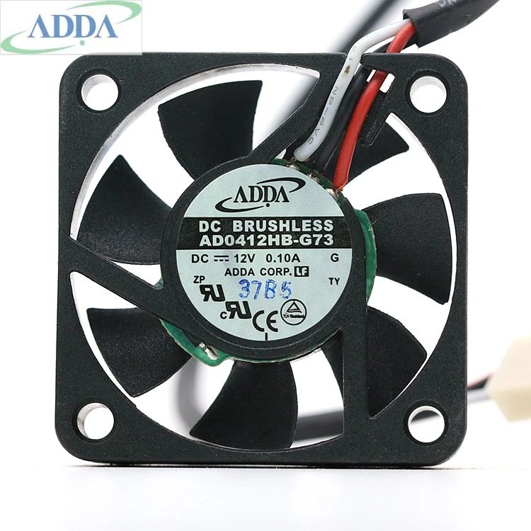 New original ADDA AD0412HB-G73 12V 0.10A 4CM 4010 ultra-quiet mini cooling fan 4.95 CFM 4200rpm
New original ADDA AD0412HB-G73 12V 0.10A 4CM 4010 ultra-quiet mini cooling fan 4.95 CFM 4200rpm