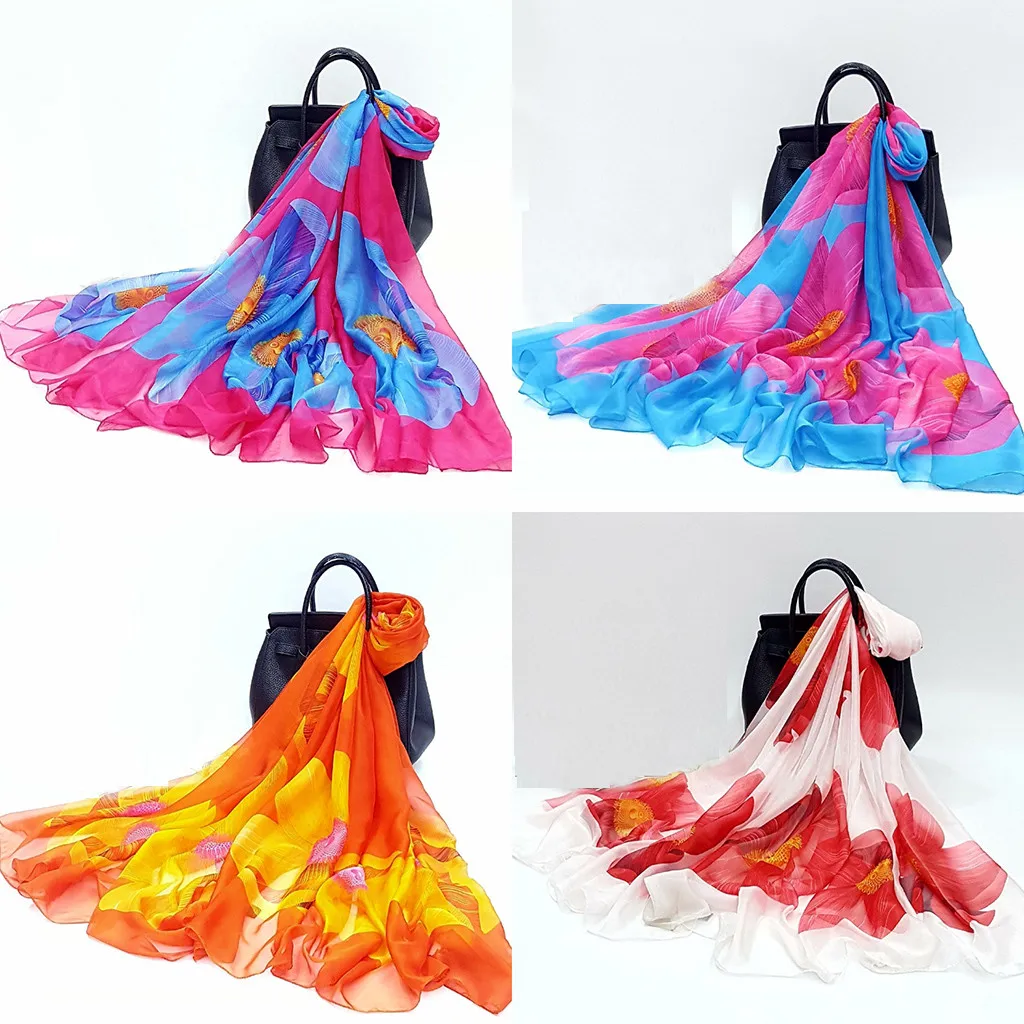 2019 New Arrival Women Ladies Lotus Scarf Sunscreen shawl Infinity Wrap Silk Shawl Scarves 12.12
2019 New Arrival Women Ladies Lotus Scarf Sunscreen shawl Infinity Wrap Silk Shawl Scarves 12.12