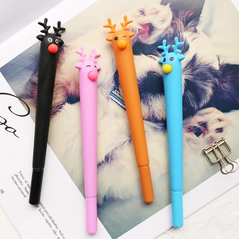 1PC Cute Candy Color Gel Pens Kawaii Deer Gel Pens Cute Gel Pens For Kids Gifts School Office Supplies Stationery
1PC Cute Candy Color Gel Pens Kawaii Deer Gel Pens Cute Gel Pens For Kids Gifts School Office Supplies Stationery