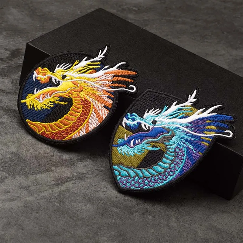 1PCS China Style Personality Embroidered Dragon Patches Iron on DIY Applique Jeans Jacket Patch For Clothing Stickers Badge
1PCS China Style Personality Embroidered Dragon Patches Iron on DIY Applique Jeans Jacket Patch For Clothing Stickers Badge