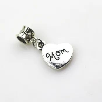 Hot selling 20pcs/lot mom heart charm big hole pendant beads charm fit pando bracelet diy jewelry dangle charms
Hot selling 20pcs/lot mom heart charm big hole pendant beads charm fit pando bracelet diy jewelry dangle charms