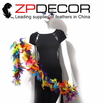 ZPDECOR 10yards/lot 40gram Hot Sale Good Quality Dyed Mix Color Turkey Chandelle Feather Boa for Carnival Decoration
ZPDECOR 10yards/lot 40gram Hot Sale Good Quality Dyed Mix Color Turkey Chandelle Feather Boa for Carnival Decoration