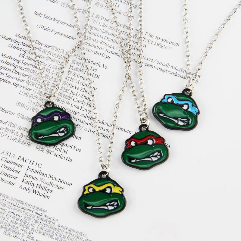 Wholesale Hot Anime Cartoon Teenage Mutant Ninja Turtles Pendant Necklace New Arrive Fashion Jewelry
Wholesale Hot Anime Cartoon Teenage Mutant Ninja Turtles Pendant Necklace New Arrive Fashion Jewelry