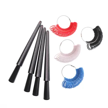 New 1Set Ring Size Stick Mandrel Finger Gauge Plastic Ring Sizer Set Measuring Sizes Jewelry Tool
New 1Set Ring Size Stick Mandrel Finger Gauge Plastic Ring Sizer Set Measuring Sizes Jewelry Tool