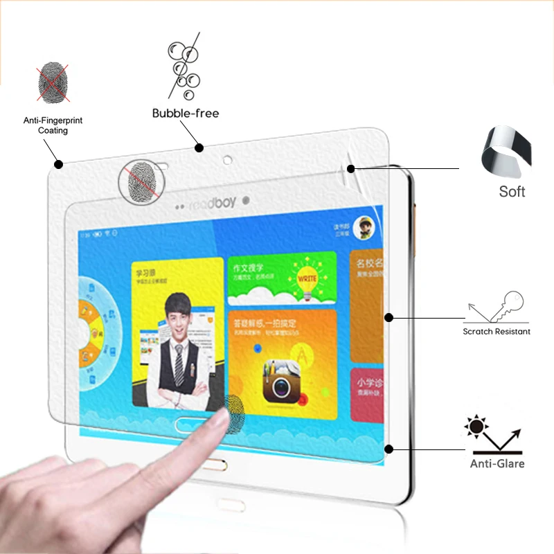 BEST Anti-Glare Matte screen protector film For ReadBoy G60 8.0" front Matte screen protective film with retail package
BEST Anti-Glare Matte screen protector film For ReadBoy G60 8.0" front Matte screen protective film with retail package