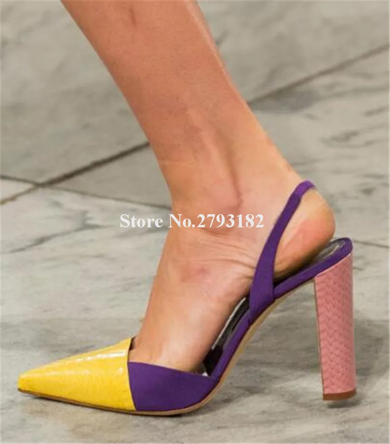 2019 Spring New Fashion Women Pointed Toe Patchwork Chunky Heel Pumps Slip-on Mix-colored High Heels Club Dress Shoes
2019 Spring New Fashion Women Pointed Toe Patchwork Chunky Heel Pumps Slip-on Mix-colored High Heels Club Dress Shoes