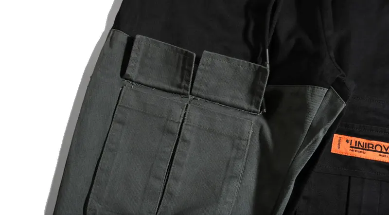 Patchwork Pockets Cargo Harem Pants 5