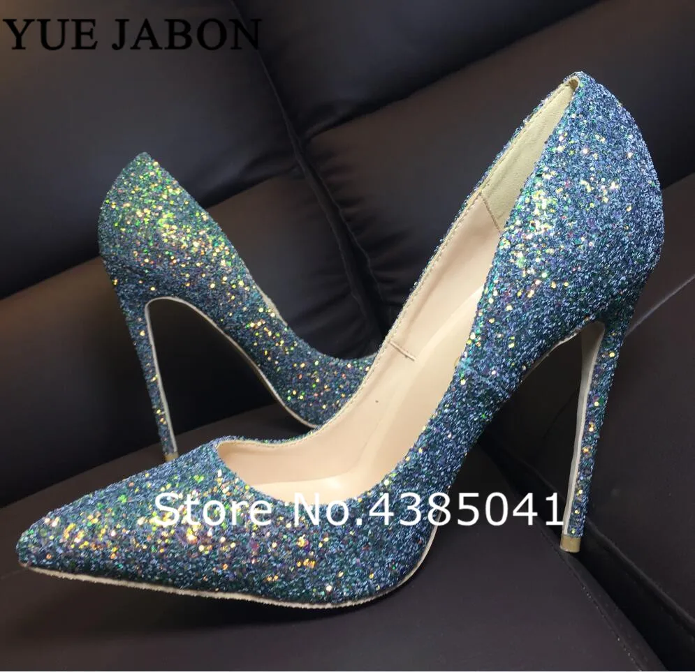 2021 NEW Blue Bling PU leather high heeled lady pumps pointed toe sexy woman party shoes slip-on OL shoes pumps 12CM 10cm 8cm
2021 NEW Blue Bling PU leather high heeled lady pumps pointed toe sexy woman party shoes slip-on OL shoes pumps 12CM 10cm 8cm