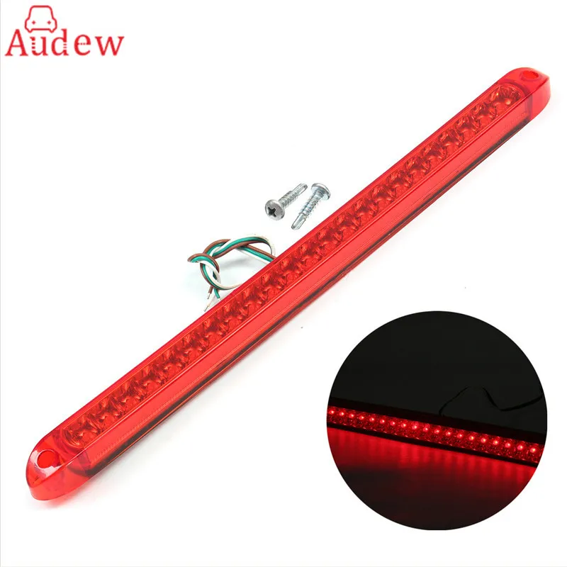 1Pcs LED Side Red Warning Light 17" 23LED Light Bar Stop Turn Tail 3rd brake Light Truck Trailer
1Pcs LED Side Red Warning Light 17" 23LED Light Bar Stop Turn Tail 3rd brake Light Truck Trailer