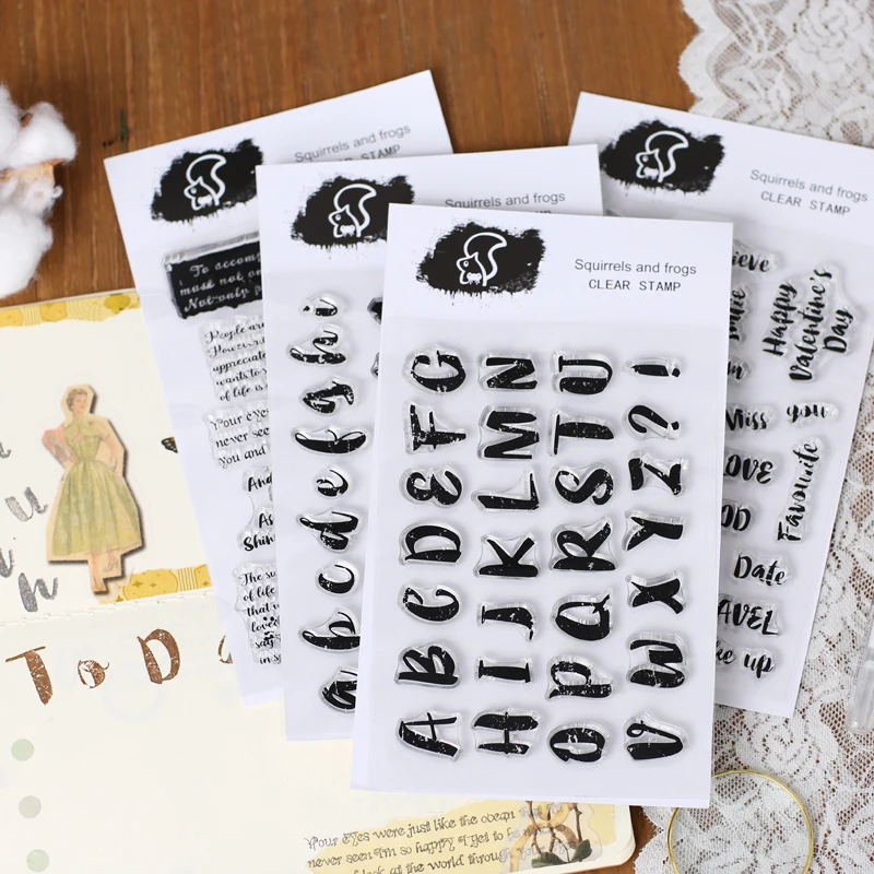 Vintage mottled letters base vocabulary retro motto transparent clear silicone stamp/seal DIY scrapbooking kraft paper material
Vintage mottled letters base vocabulary retro motto transparent clear silicone stamp/seal DIY scrapbooking kraft paper material