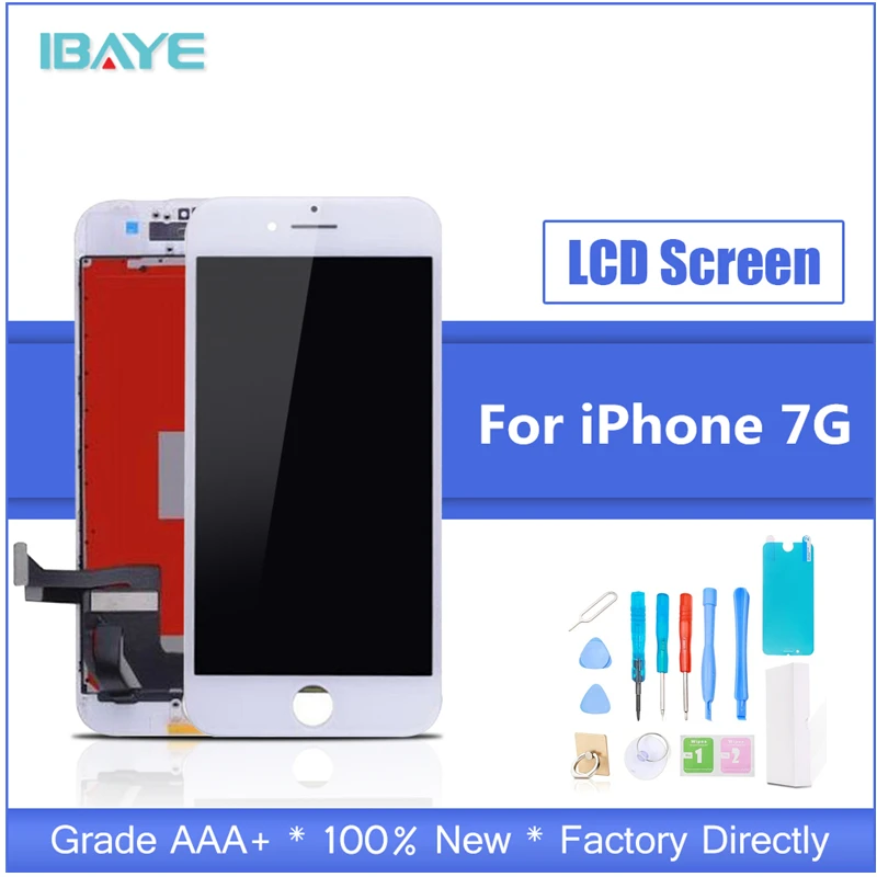 Replacement highscreen For iPhone 7 LCD Display Touch for iphone7 Screen Digitizer Assembly White + Tools
Replacement highscreen For iPhone 7 LCD Display Touch for iphone7 Screen Digitizer Assembly White + Tools