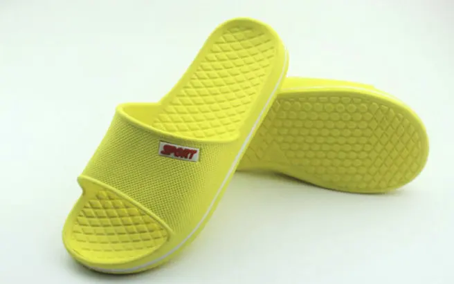 Summer Pure Color Lovers Household Disposable Bath Slippers Spa Hotel Slippers Bathroom Anti-skid Mens And Womens Soft Slide Slippers (10)