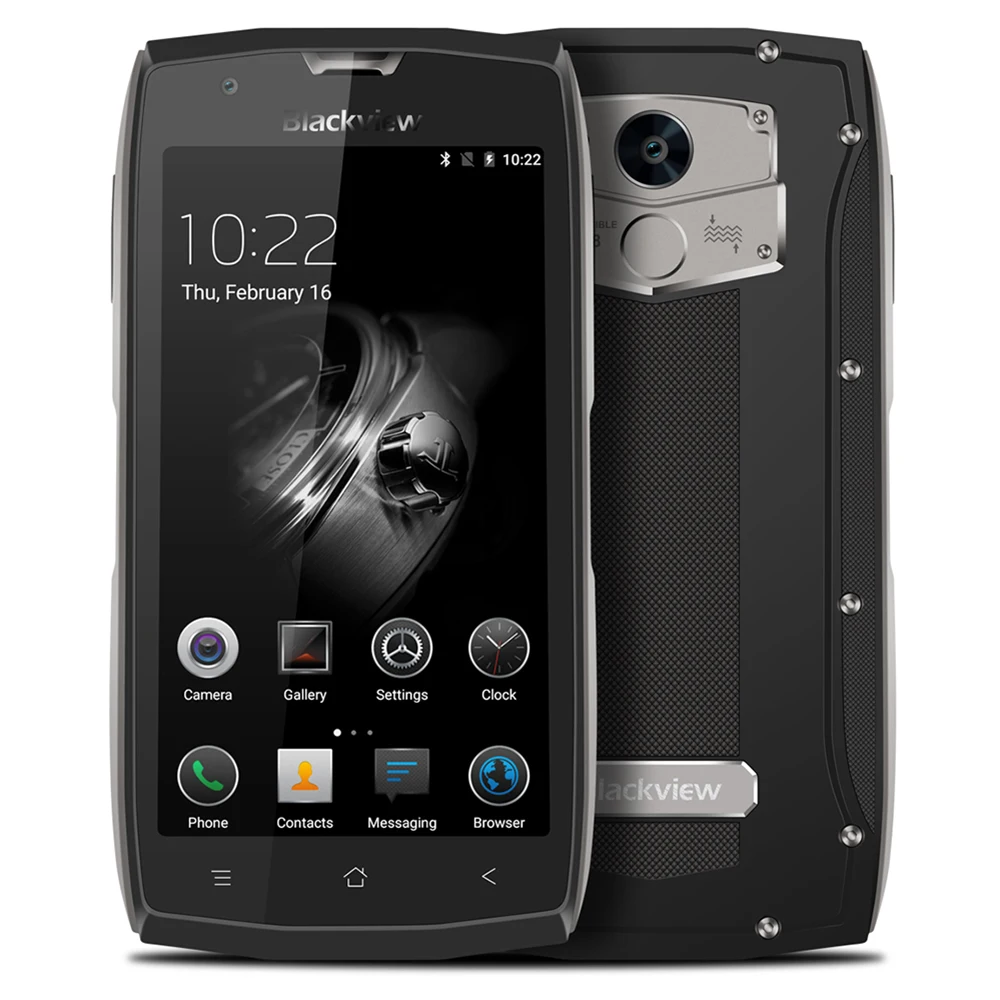 

Blackview BV7000 4G Smartphone 5.0" Android 7.0 MTK6737T 1.5GHz Quad Core 2GB RAM 16GB ROM Fingerprint Scanner NFC OTG Function