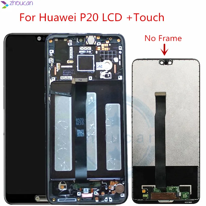 For Huawei P20 LCD Display +Touch Screen Digitizer Assembly Replacement for Huawei EML-L09 EML-L22 EML-L29 EML-AL00 LCD Screen
For Huawei P20 LCD Display +Touch Screen Digitizer Assembly Replacement for Huawei EML-L09 EML-L22 EML-L29 EML-AL00 LCD Screen