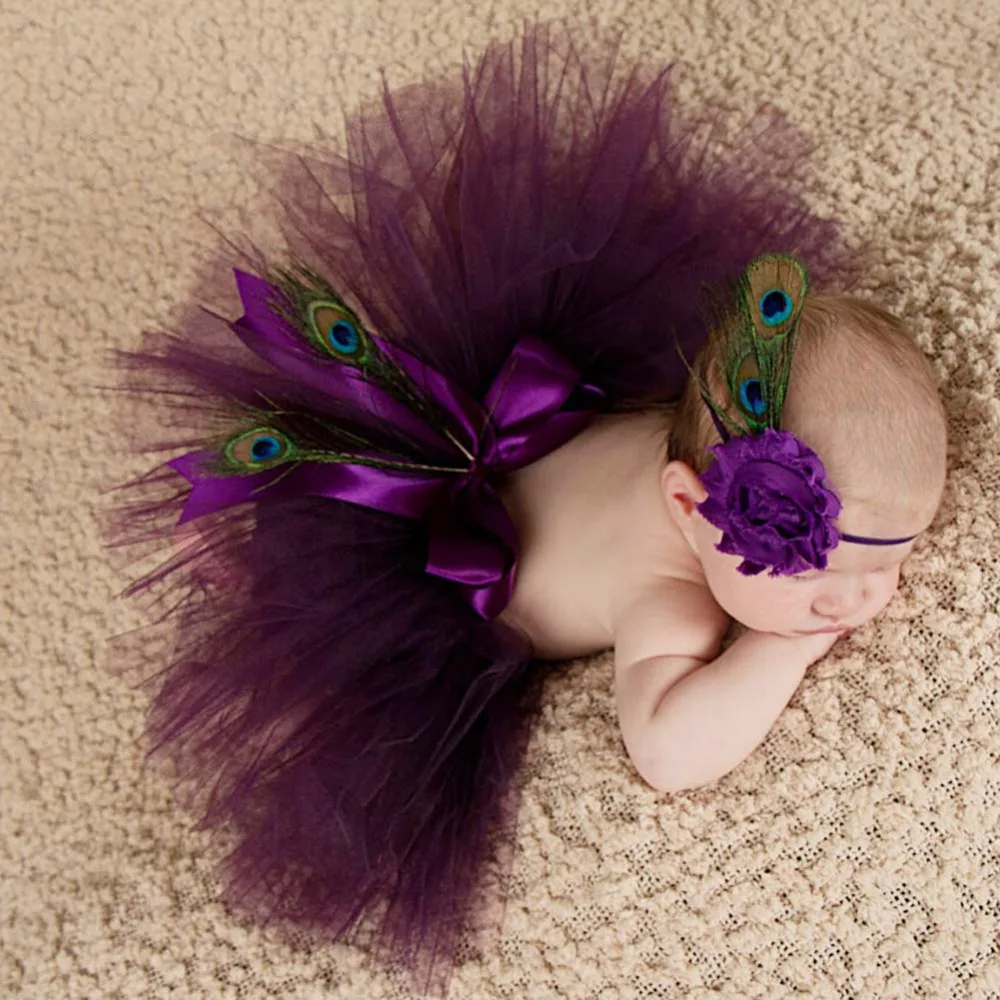 Baby Photography Props Newborn Peacock Tutu Skirt Headband Handmade Baby Photography Prop With Real Photo
Baby Photography Props Newborn Peacock Tutu Skirt Headband Handmade Baby Photography Prop With Real Photo