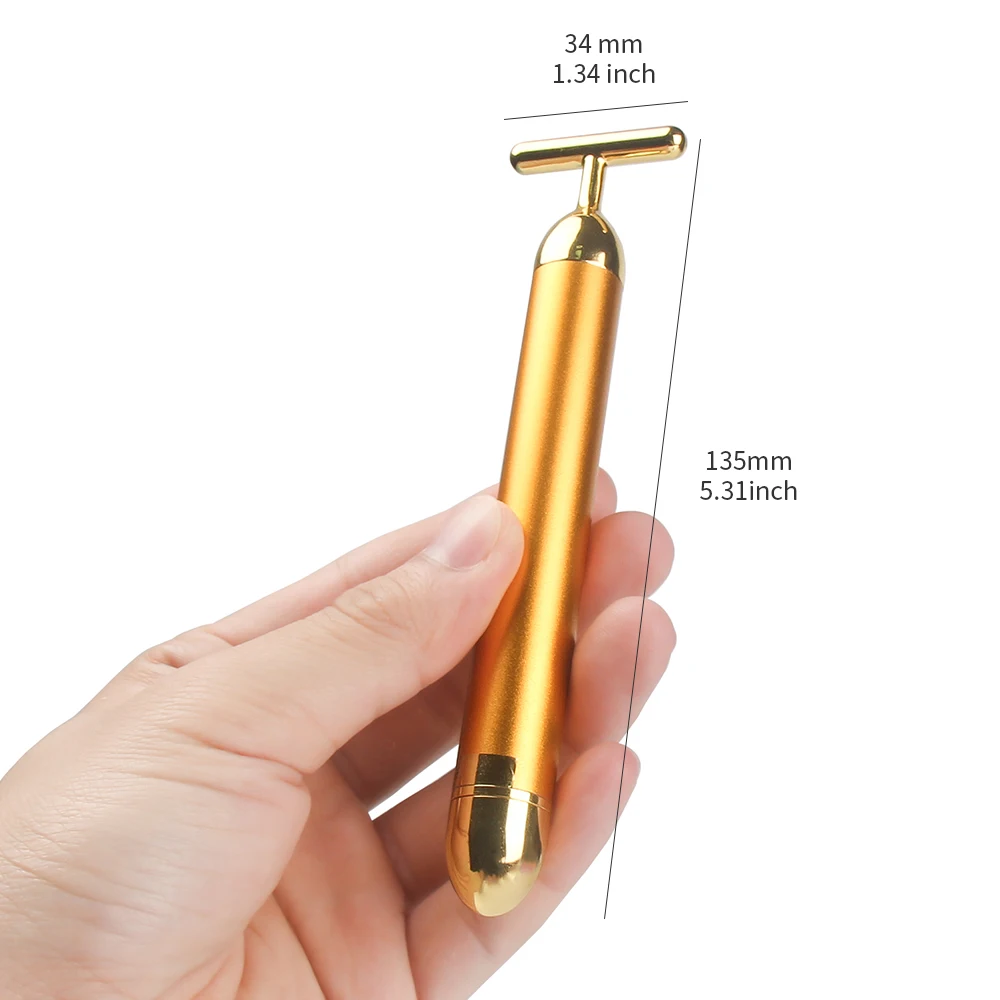 FOUAVRTEL Multi Using Body Facial Massager 24k Gold Beauty Bar Skin Care Pulse Firming Facial Roller Massager Anti-aging
FOUAVRTEL Multi Using Body Facial Massager 24k Gold Beauty Bar Skin Care Pulse Firming Facial Roller Massager Anti-aging