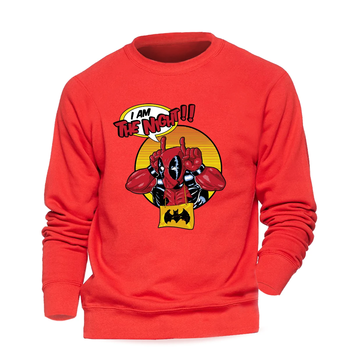 Super Hero Deadpool Hoodie Men I Am The Night Sweatshirt Funny Printed Crewneck Sweatshirts Winter Autumn Dead Pool Streetwear
Super Hero Deadpool Hoodie Men I Am The Night Sweatshirt Funny Printed Crewneck Sweatshirts Winter Autumn Dead Pool Streetwear