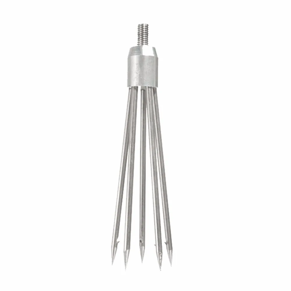 New 5 Prong Stainless Steel Barbs Diving Harpoon Fish Spear Fork Fishing Ice Breaker Drill Tackle Box tool Fishing Accessory
New 5 Prong Stainless Steel Barbs Diving Harpoon Fish Spear Fork Fishing Ice Breaker Drill Tackle Box tool Fishing Accessory