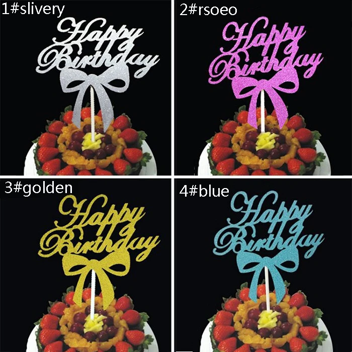 8 pieces harry potter Anniversaire Décorations Fournitures gâteau Toppers Bannière pour Parti
