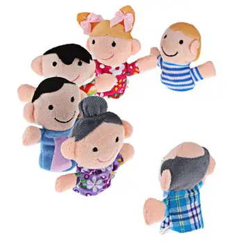 6 pcs/lot Finger Puppets Toy Baby Mini Plush Set Family Hand Puppets Toy for Kids Story Educational Toys Child Finger Cloth Doll
6 pcs/lot Finger Puppets Toy Baby Mini Plush Set Family Hand Puppets Toy for Kids Story Educational Toys Child Finger Cloth Doll