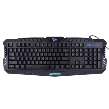 Russian Version Gaming Keyboard USB Wired LED Adjustable 3 Colors Backlit Backlight Gaming Keyboard for Win7/8/Vista/XP/OSX
Russian Version Gaming Keyboard USB Wired LED Adjustable 3 Colors Backlit Backlight Gaming Keyboard for Win7/8/Vista/XP/OSX