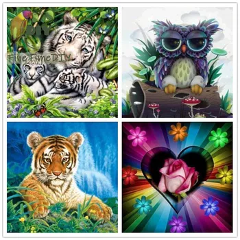 FineTime 5D Flower Animal Owl Tigers DIY Diamond Painting Partial Round Drill Diamond Embroidery Mosaic Cross Stitch
FineTime 5D Flower Animal Owl Tigers DIY Diamond Painting Partial Round Drill Diamond Embroidery Mosaic Cross Stitch
