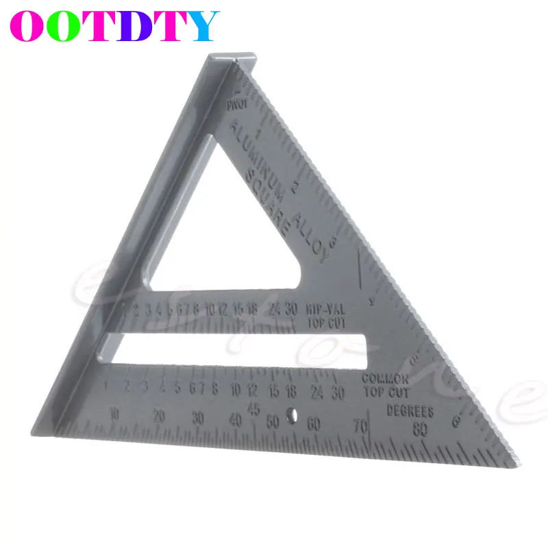 7" Aluminum Ruler Speed Square Protractor Miter Framing Measuring Tool Carpenter APR7
7" Aluminum Ruler Speed Square Protractor Miter Framing Measuring Tool Carpenter APR7