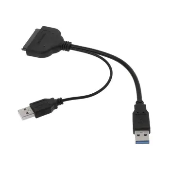 Dual USB 3.0 to Sata Hard Disk Drive Adapter Cable HDD SSD Converter Wire Cord for 2.5 Inches Laptop Computer
Dual USB 3.0 to Sata Hard Disk Drive Adapter Cable HDD SSD Converter Wire Cord for 2.5 Inches Laptop Computer