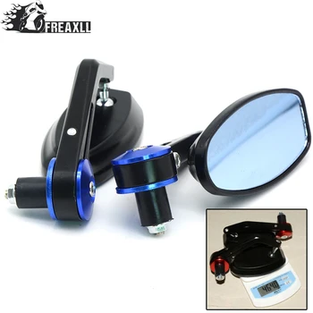 Pair 7/8" 22mm Motorcycle Handlebar Bar End Mirrors Oval Blue Glasses Side Rear View Mirror Universal For triumph street triple
Pair 7/8" 22mm Motorcycle Handlebar Bar End Mirrors Oval Blue Glasses Side Rear View Mirror Universal For triumph street triple