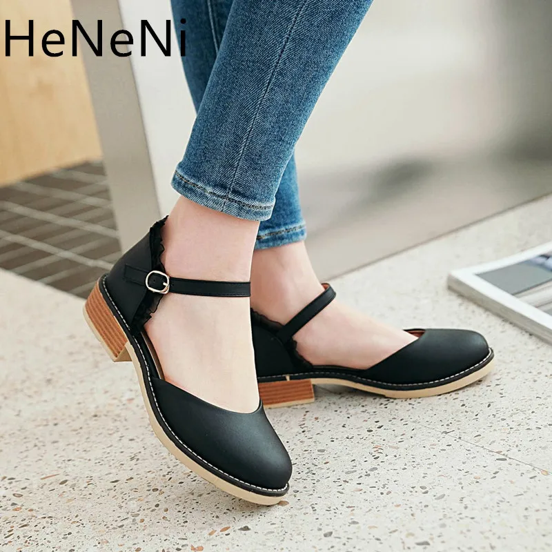 2018 New Round Toe Square Heel Buckle Summer British Retro Style Women's Sandals 4 Colors size 32-44 Free Shipping
2018 New Round Toe Square Heel Buckle Summer British Retro Style Women's Sandals 4 Colors size 32-44 Free Shipping