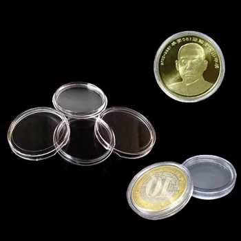 100Pcs Small Round Coin Collection Boxes 25 27 30MM Commemorative Coin Protection Boxes Round Display Capsules Collection Gifts
100Pcs Small Round Coin Collection Boxes 25 27 30MM Commemorative Coin Protection Boxes Round Display Capsules Collection Gifts