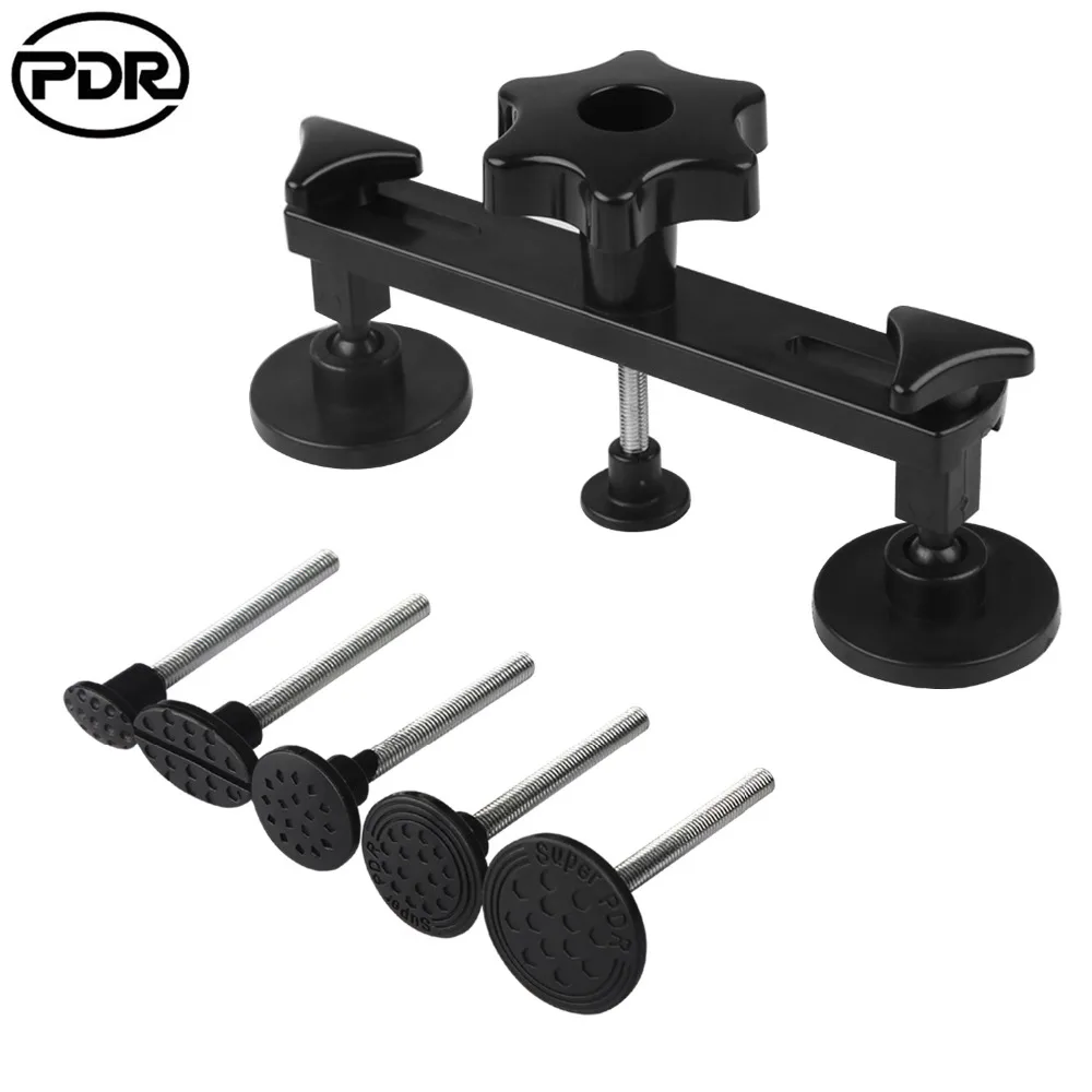 PDR Car Body Dent Hail Repair Removal Bridge Puller with 2pcs Glue Sticker Hail Removal Hand Tool Set for Car Owner Auto Repair
PDR Car Body Dent Hail Repair Removal Bridge Puller with 2pcs Glue Sticker Hail Removal Hand Tool Set for Car Owner Auto Repair