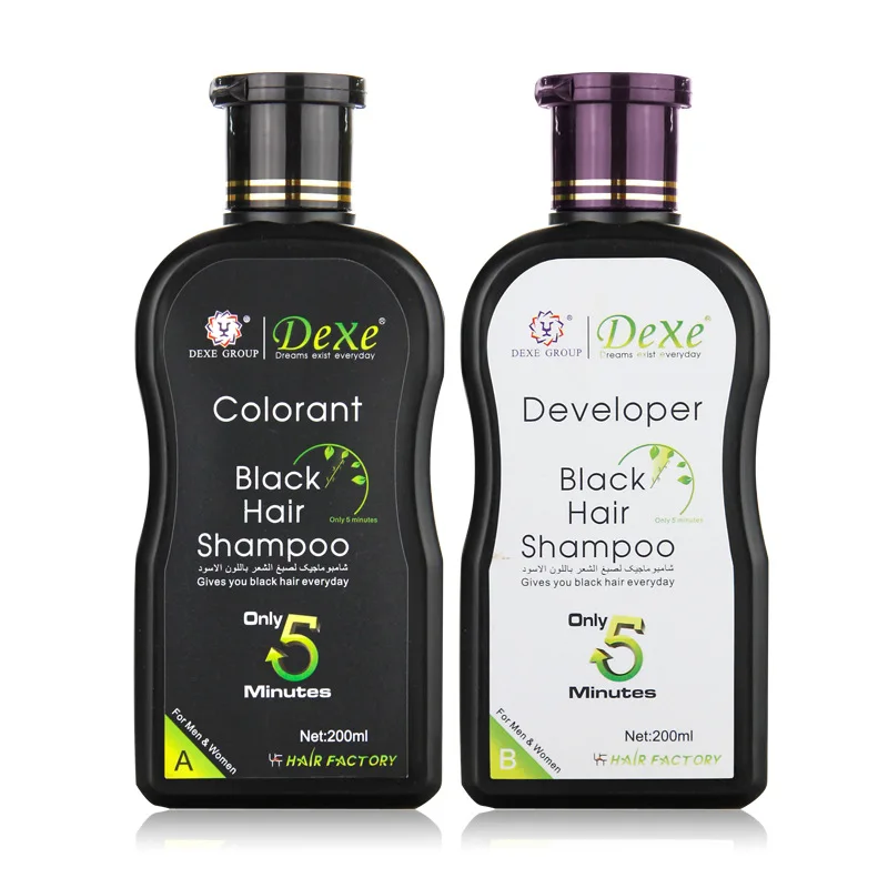 Hair Color Dexe Black Hair Shampoo 10 Mins Dye Hair Into Black Herb Natural Faster Black Hair Restore Colorant Shampoo Treatment
Hair Color Dexe Black Hair Shampoo 10 Mins Dye Hair Into Black Herb Natural Faster Black Hair Restore Colorant Shampoo Treatment
