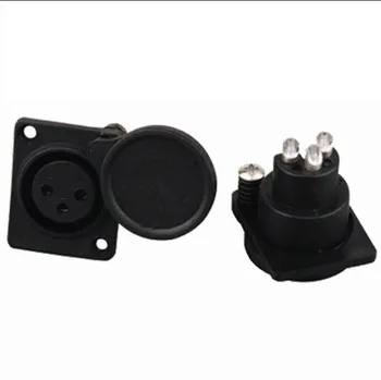 10pcs/lot female XLR connector, 3 pole waterproof XLR female plug Dustproof with a cover
10pcs/lot female XLR connector, 3 pole waterproof XLR female plug Dustproof with a cover