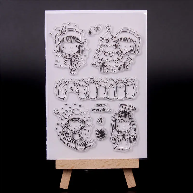 Christmas Clear Silicone Stamp/Seal for DIY scrapbooking/photo album Decorative clear stamp sheets
Christmas Clear Silicone Stamp/Seal for DIY scrapbooking/photo album Decorative clear stamp sheets
