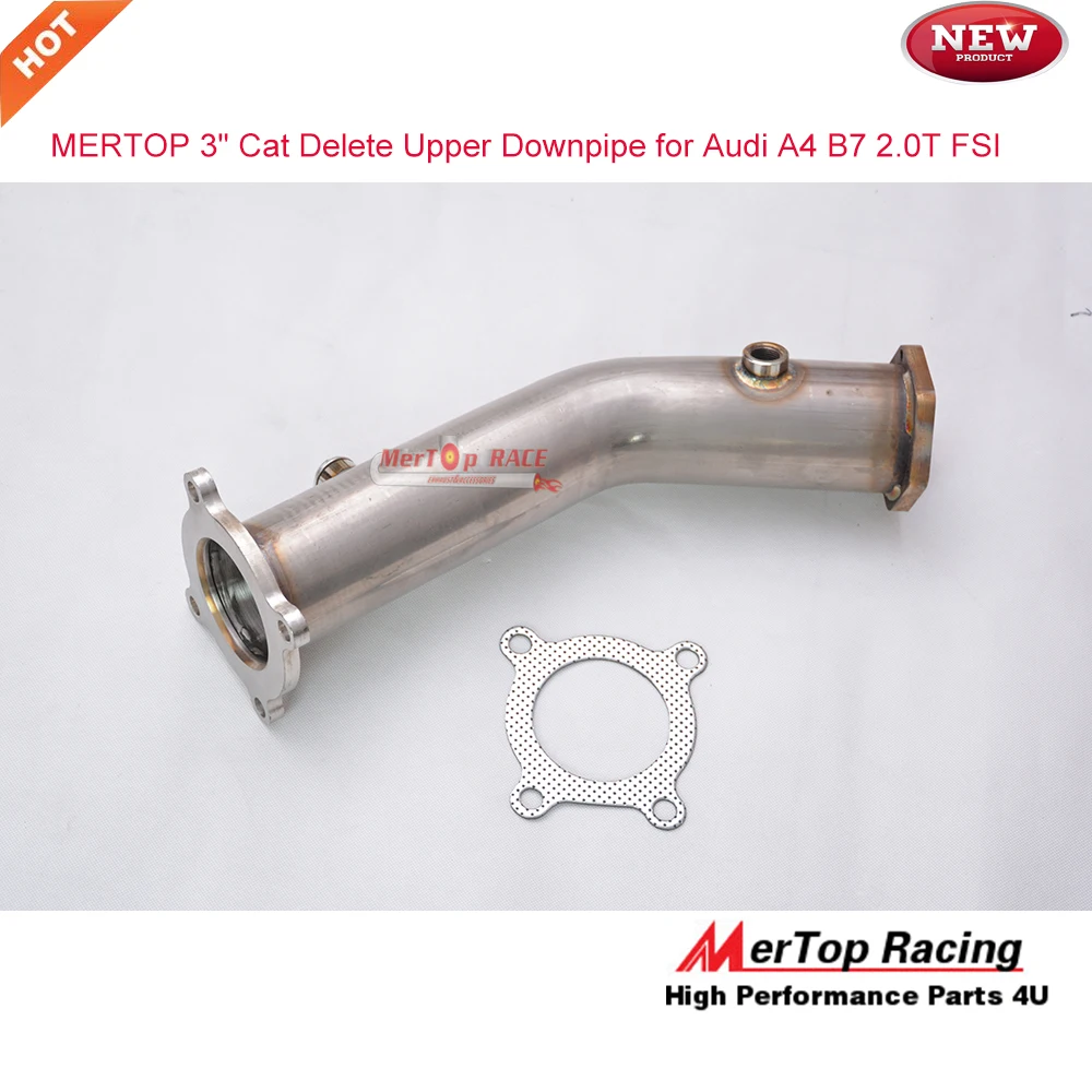 Mertop Race 3"High flow Stainless Cat Delete Upper Downpipe, Aud* A4 B7 2.0T FSI TEST PIPE
Mertop Race 3"High flow Stainless Cat Delete Upper Downpipe, Aud* A4 B7 2.0T FSI TEST PIPE