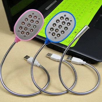 1pcs Novelty USB 13 LED White Light Flexible Table Lamp for PC Notebook Laptop Tablet PC Portable Computer Lamps Lighting
1pcs Novelty USB 13 LED White Light Flexible Table Lamp for PC Notebook Laptop Tablet PC Portable Computer Lamps Lighting