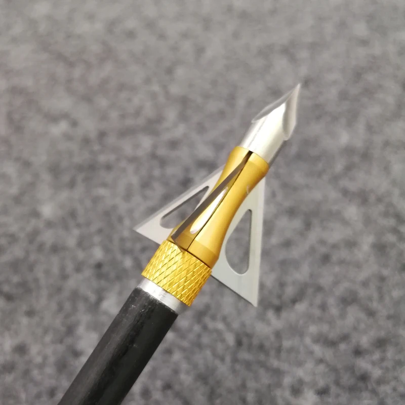 3pcs Archery Blade Broadhead Hunting Stainless Steel Arrowhead Arrow Point Tips Hunting Arrow Accessory
3pcs Archery Blade Broadhead Hunting Stainless Steel Arrowhead Arrow Point Tips Hunting Arrow Accessory
