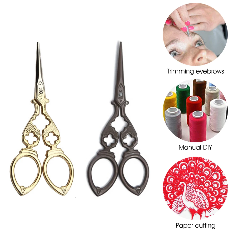 1PCS 120Mm Embroidered Gold-Plated Scissors Stainless Steel Mini Scissors Antique Pointed Retro Scissors Sewing Accessories
1PCS 120Mm Embroidered Gold-Plated Scissors Stainless Steel Mini Scissors Antique Pointed Retro Scissors Sewing Accessories