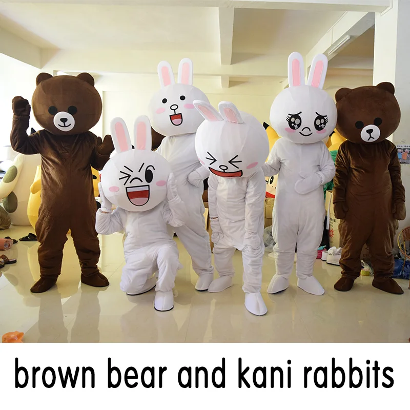 dog mascot costume white brown Bear Kani Rabbit Mascot Costumes Cosplay Clothes Easter Christmas Halloween Party Fancy Dress
dog mascot costume white brown Bear Kani Rabbit Mascot Costumes Cosplay Clothes Easter Christmas Halloween Party Fancy Dress