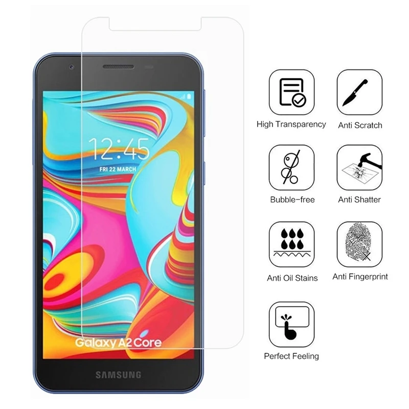 9H 2.5D Tempered Glass for Samsung Galaxy A2 Core Screen Protector for Samsung A2Core A2 Core Protective Film A260F Cover
9H 2.5D Tempered Glass for Samsung Galaxy A2 Core Screen Protector for Samsung A2Core A2 Core Protective Film A260F Cover