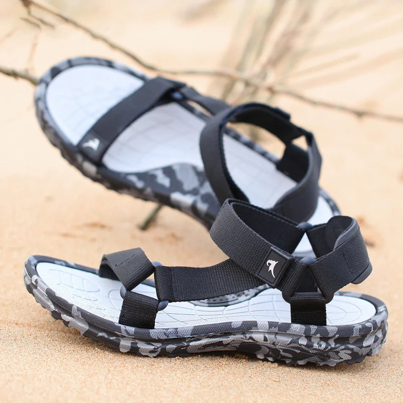 Летняя повседневная обувь мужские сандалии гладиаторы пляжная для отдыха на