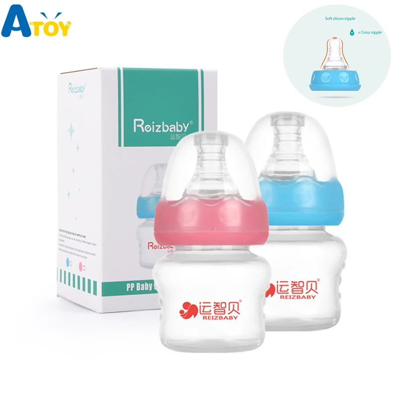 60ml Newborn Baby Infant Nursing Milk Fruit Juice Water Feeding Standard Mouth Silicone Nipple Pacifier Drink Safe PP Bottles
60ml Newborn Baby Infant Nursing Milk Fruit Juice Water Feeding Standard Mouth Silicone Nipple Pacifier Drink Safe PP Bottles