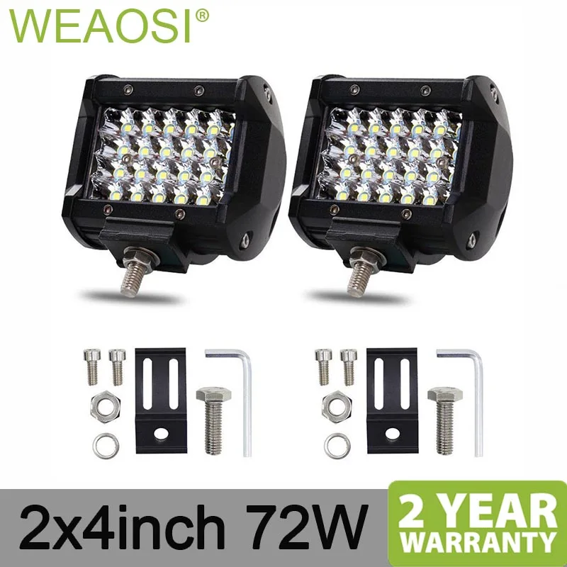 high power waterproof quad rows 6500K 2 pieces 4 Inch 72W IP67 LED work light 12v 24v OFFROAD ATV UTV SUV boat
high power waterproof quad rows 6500K 2 pieces 4 Inch 72W IP67 LED work light 12v 24v OFFROAD ATV UTV SUV boat