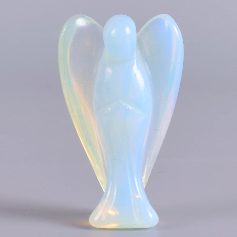 Angel Figurine Opalite Christmas Gift Crystal Stone Angel Healing Office Decor Mascot Good Lucky Angel Decoration
Angel Figurine Opalite Christmas Gift Crystal Stone Angel Healing Office Decor Mascot Good Lucky Angel Decoration