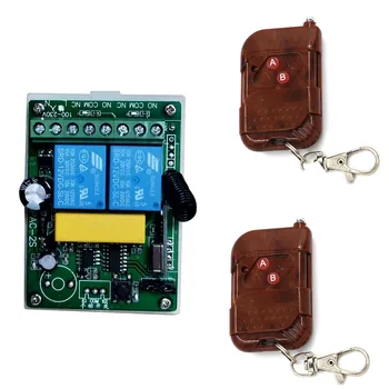 AC110-220V 2CH Wireless Remote Control Switch System Remote Receiver Module Radio Relay Transmitter Smart Switch 315/433Mhz
AC110-220V 2CH Wireless Remote Control Switch System Remote Receiver Module Radio Relay Transmitter Smart Switch 315/433Mhz