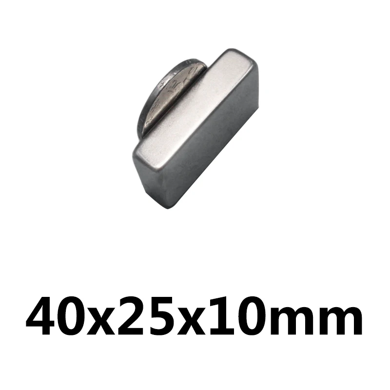 1pcs 40 x 25 x 10mm Square Block Long Bar Super Strong Magnet Rare Earth Neodymium Permanent Magnets N35Powerful
1pcs 40 x 25 x 10mm Square Block Long Bar Super Strong Magnet Rare Earth Neodymium Permanent Magnets N35Powerful